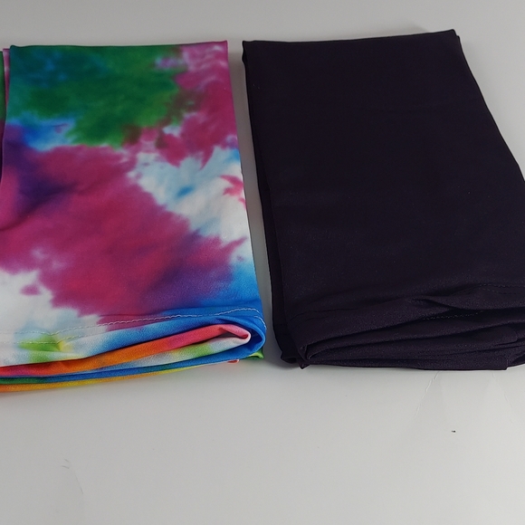 Women Men Unisex Rainbow Gaiter Face Mask 2pk - Picture 4 of 7